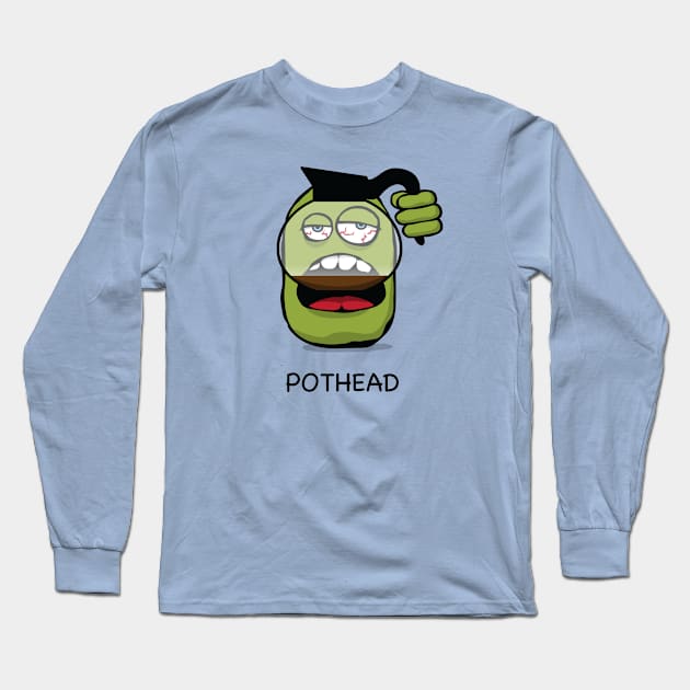 Pothead Long Sleeve T-Shirt by DubyaTee